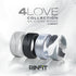 Men's 4Love Silicone Ring. Soft, Comfortable & Durable Wedding Band. High-Quality. US Design Patent